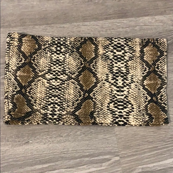 Snakeskin tube top - Picture 2 of 2
